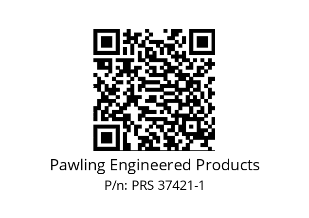   Pawling Engineered Products PRS 37421-1