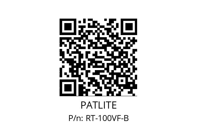   PATLITE RT-100VF-B