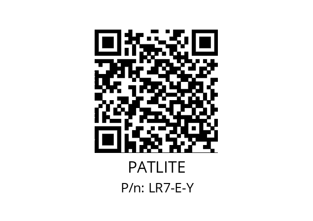   PATLITE LR7-E-Y