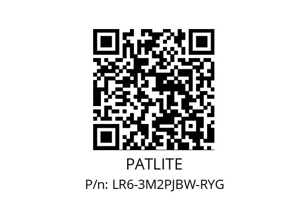   PATLITE LR6-3M2PJBW-RYG