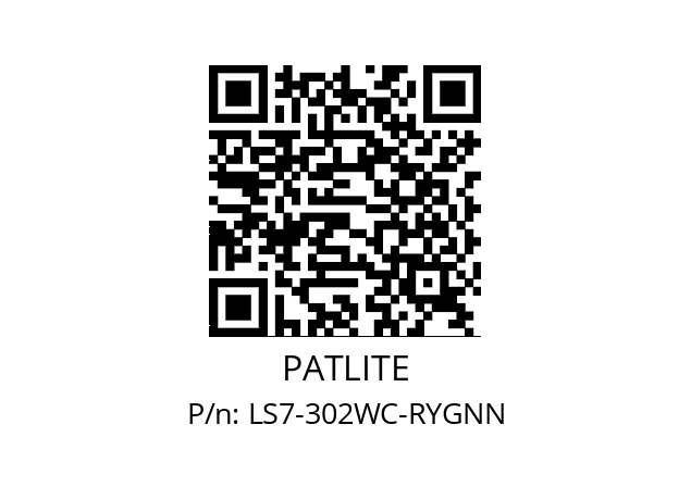   PATLITE LS7-302WC-RYGNN