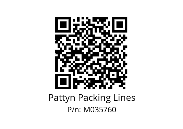   Pattyn Packing Lines M035760