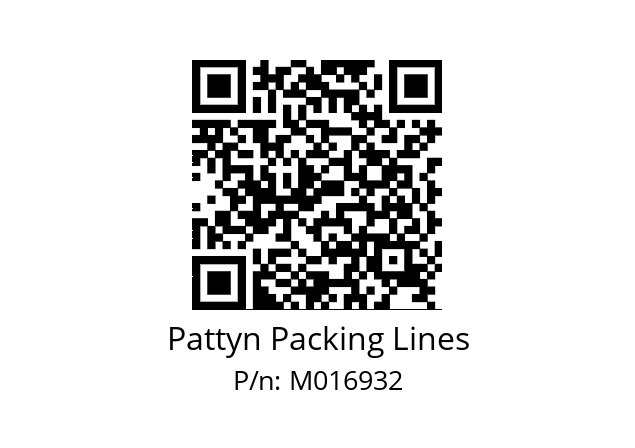   Pattyn Packing Lines М016932