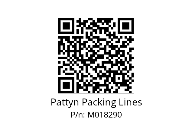   Pattyn Packing Lines М018290