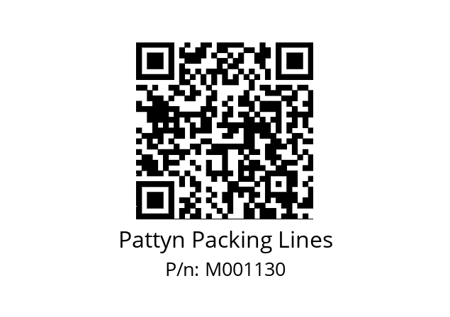   Pattyn Packing Lines M001130