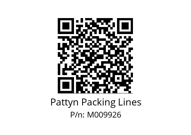   Pattyn Packing Lines M009926