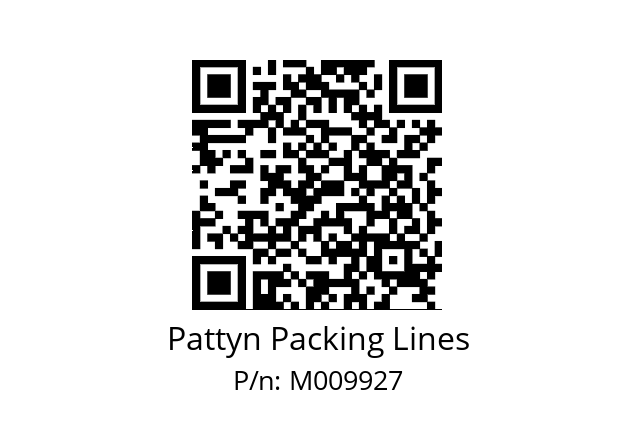   Pattyn Packing Lines M009927