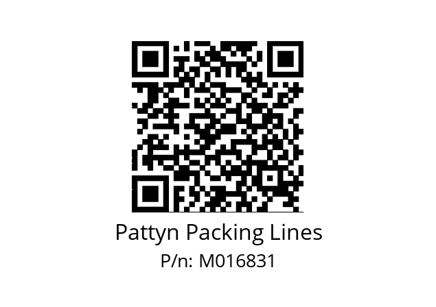   Pattyn Packing Lines M016831