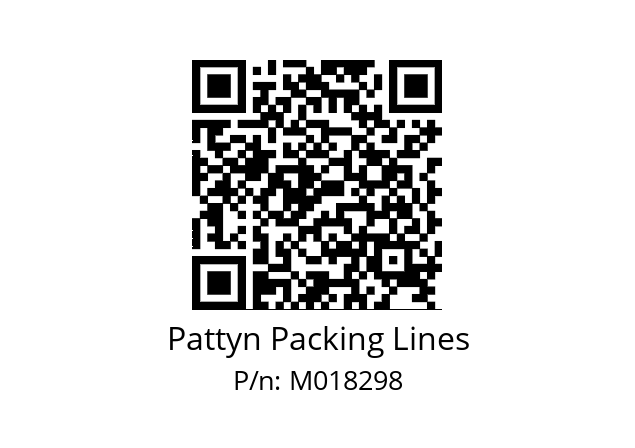   Pattyn Packing Lines M018298