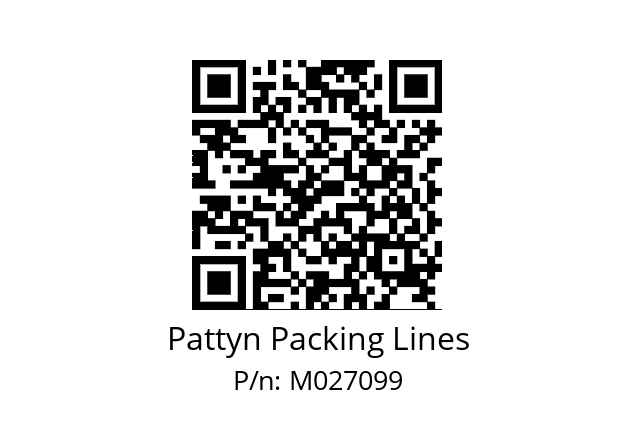   Pattyn Packing Lines M027099