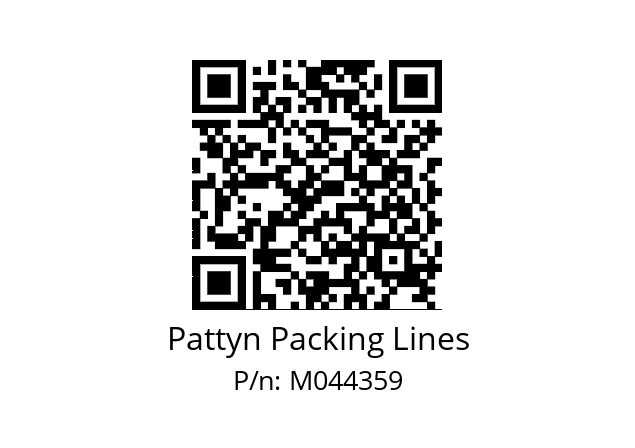   Pattyn Packing Lines M044359