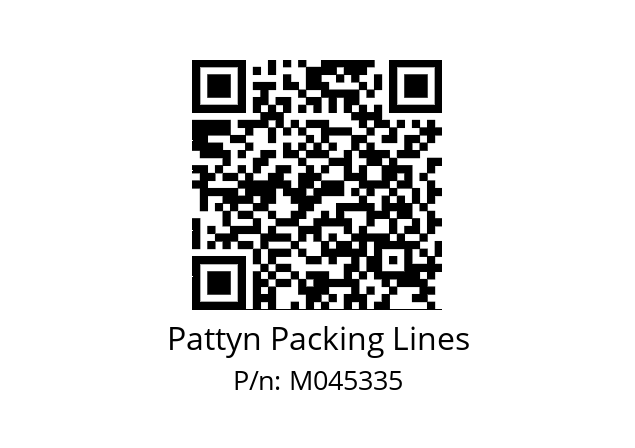   Pattyn Packing Lines M045335