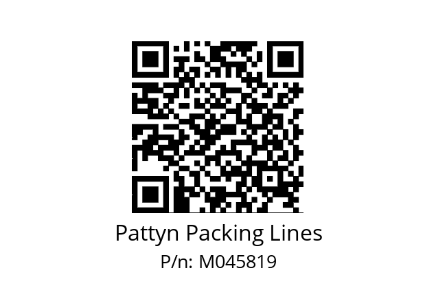   Pattyn Packing Lines M045819