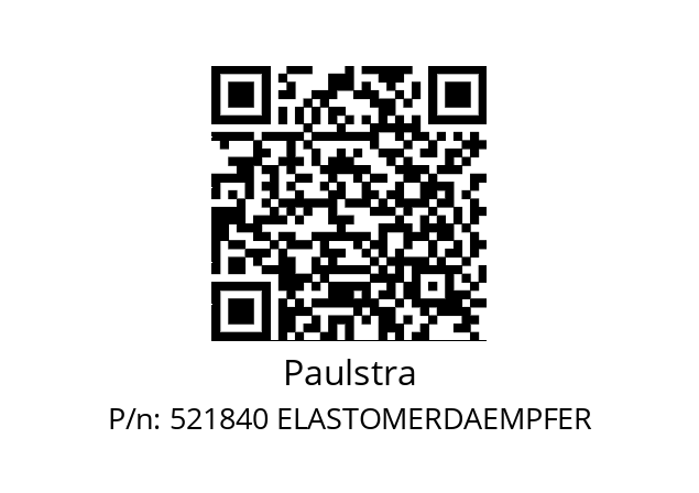   Paulstra 521840 ELASTOMERDAEMPFER