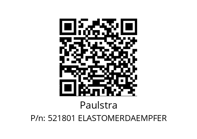   Paulstra 521801 ELASTOMERDAEMPFER