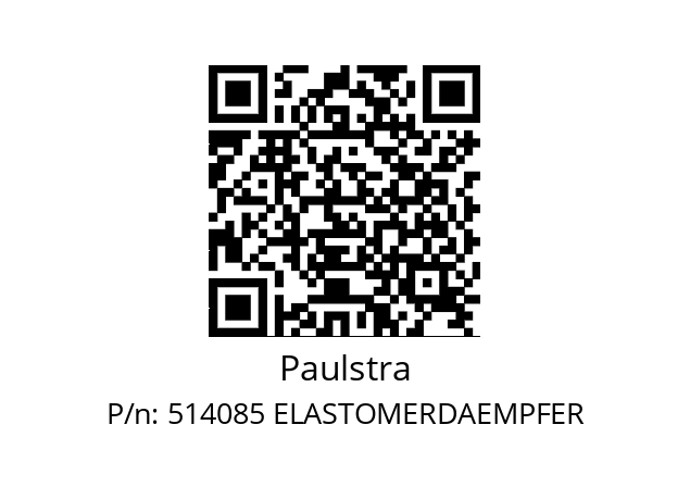   Paulstra 514085 ELASTOMERDAEMPFER