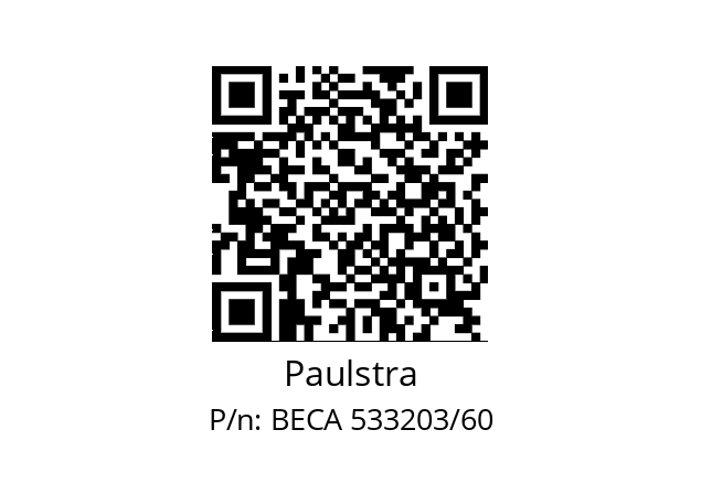   Paulstra BECA 533203/60