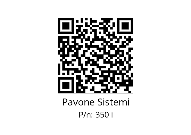   Pavone Sistemi 350 i