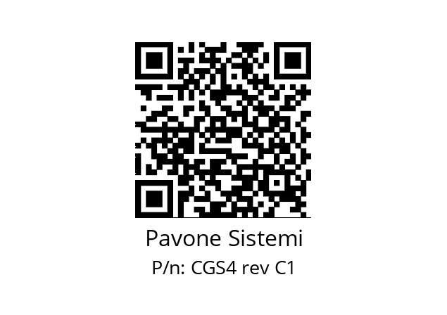   Pavone Sistemi CGS4 rev C1