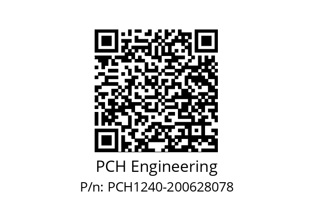  PCH1240 CHF8003 PCH Engineering PCH1240-200628078