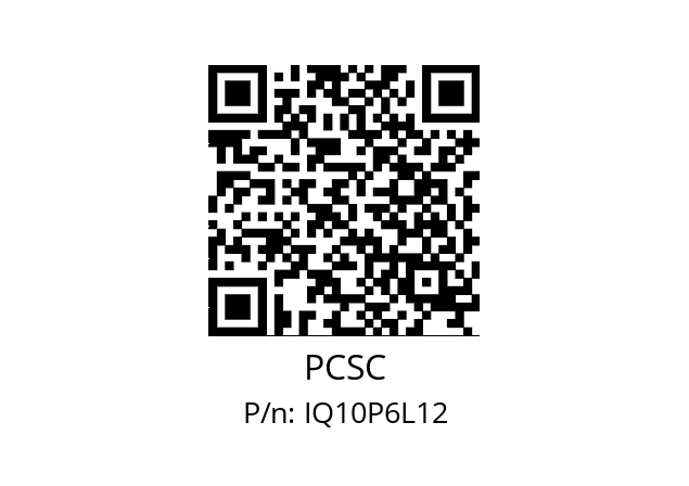   PCSC IQ10P6L12