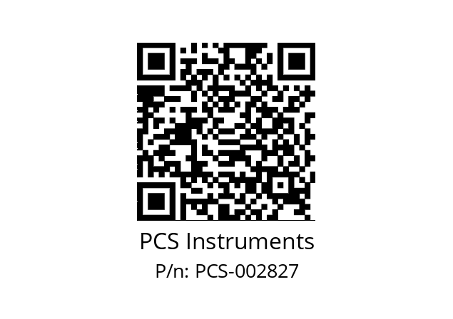   PCS Instruments PCS-002827