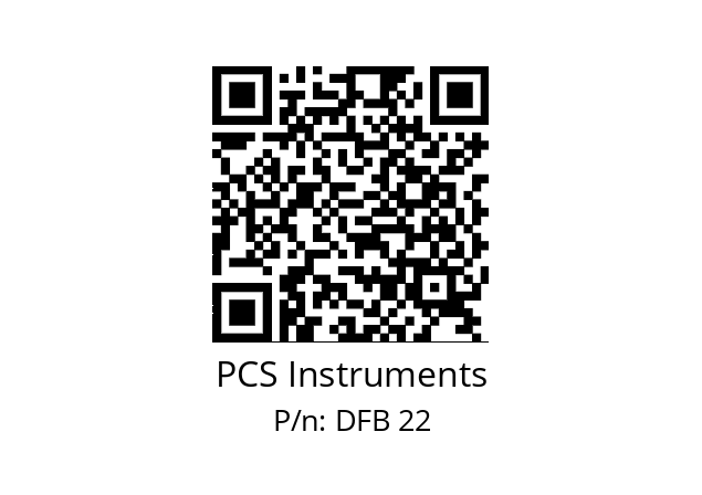   PCS Instruments DFB 22