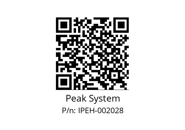   Peak System IPEH-002028