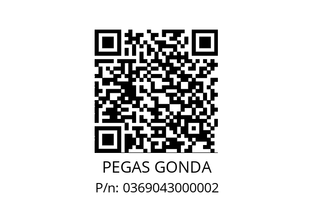   PEGAS GONDA 0369043000002