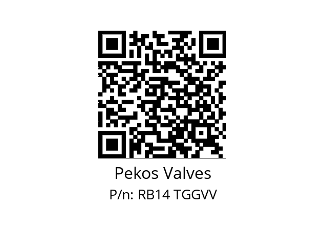   Pekos Valves RB14 TGGVV