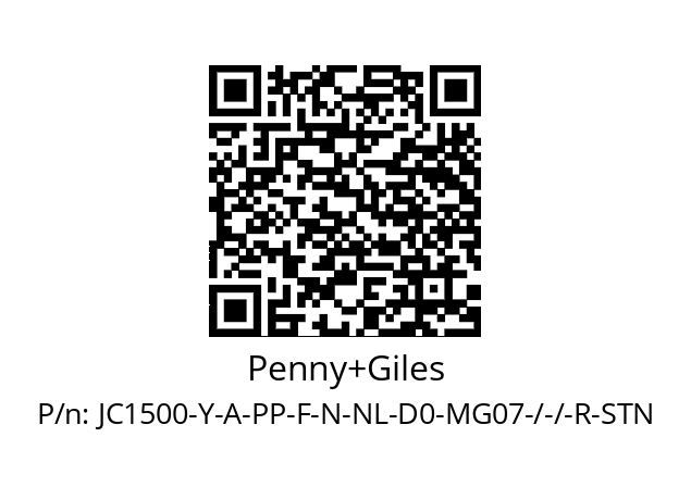   Penny+Giles JC1500-Y-A-PP-F-N-NL-D0-MG07-/-/-R-STN