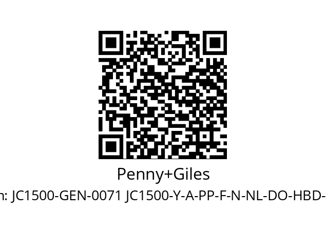   Penny+Giles JC1500-GEN-0071 JC1500-Y-A-PP-F-N-NL-DO-HBD-/-/-