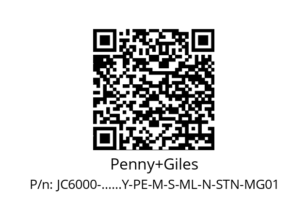   Penny+Giles JC6000-……Y-PE-M-S-ML-N-STN-MG01