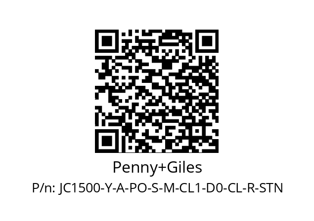   Penny+Giles JC1500-Y-A-PO-S-M-CL1-D0-CL-R-STN