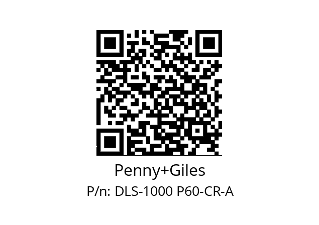   Penny+Giles DLS-1000 P60-CR-A