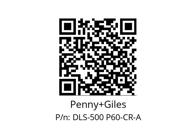   Penny+Giles DLS-500 P60-CR-A