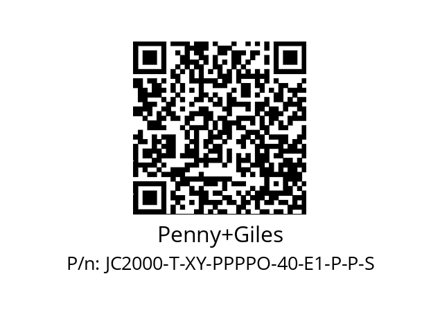   Penny+Giles JC2000-T-XY-PPPPO-40-E1-P-P-S