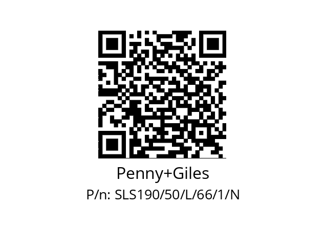   Penny+Giles SLS190/50/L/66/1/N