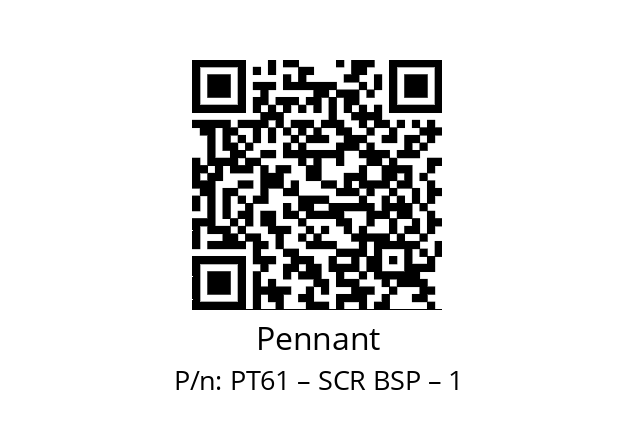   Pennant PT61 – SCR BSP – 1