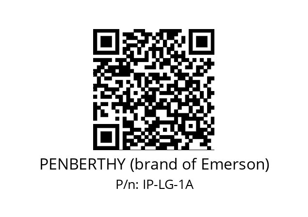   PENBERTHY (brand of Emerson) IP-LG-1A