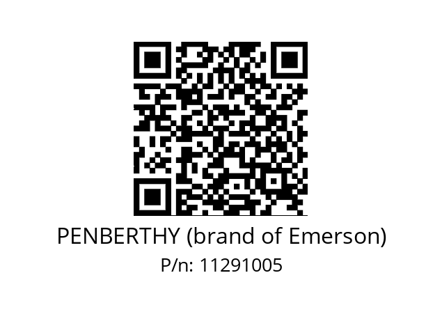   PENBERTHY (brand of Emerson) 11291005