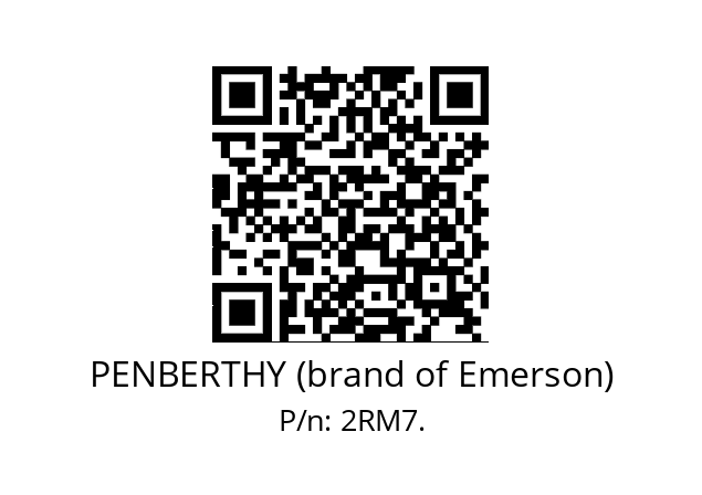   PENBERTHY (brand of Emerson) 2RM7.