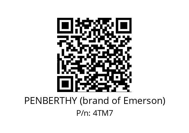   PENBERTHY (brand of Emerson) 4TM7