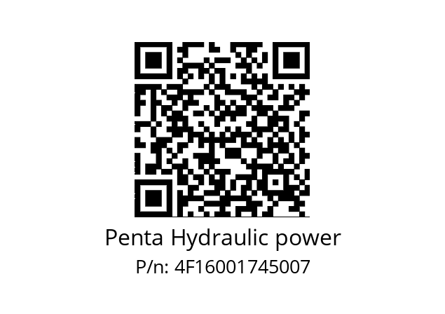   Penta Hydraulic power 4F16001745007