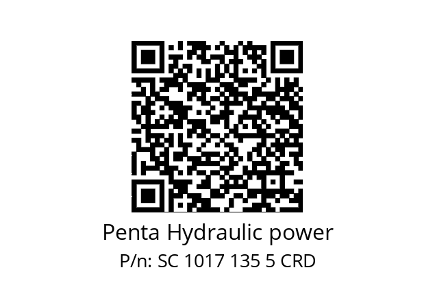   Penta Hydraulic power SC 1017 135 5 CRD