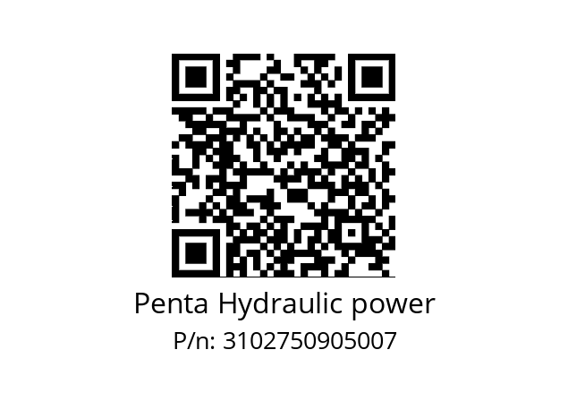   Penta Hydraulic power 3102750905007