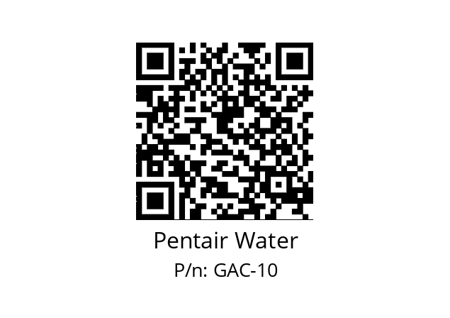   Pentair Water GAC-10