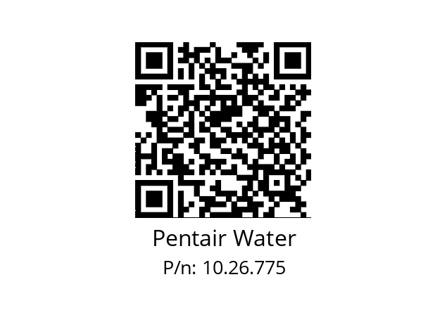   Pentair Water 10.26.775