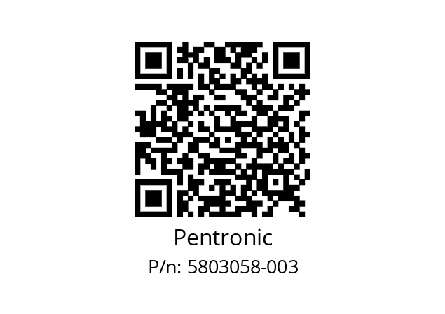   Pentronic 5803058-003