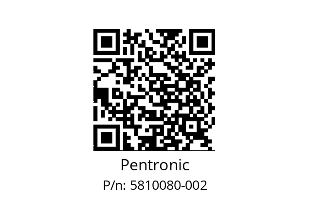   Pentronic 5810080-002